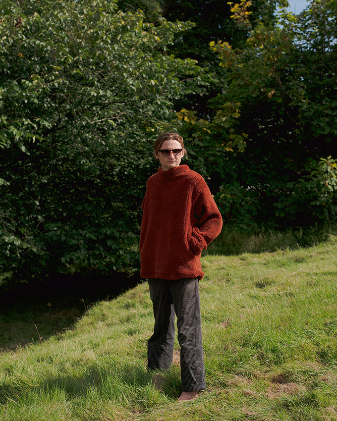 Sherpa Fleece - Burnt Orange