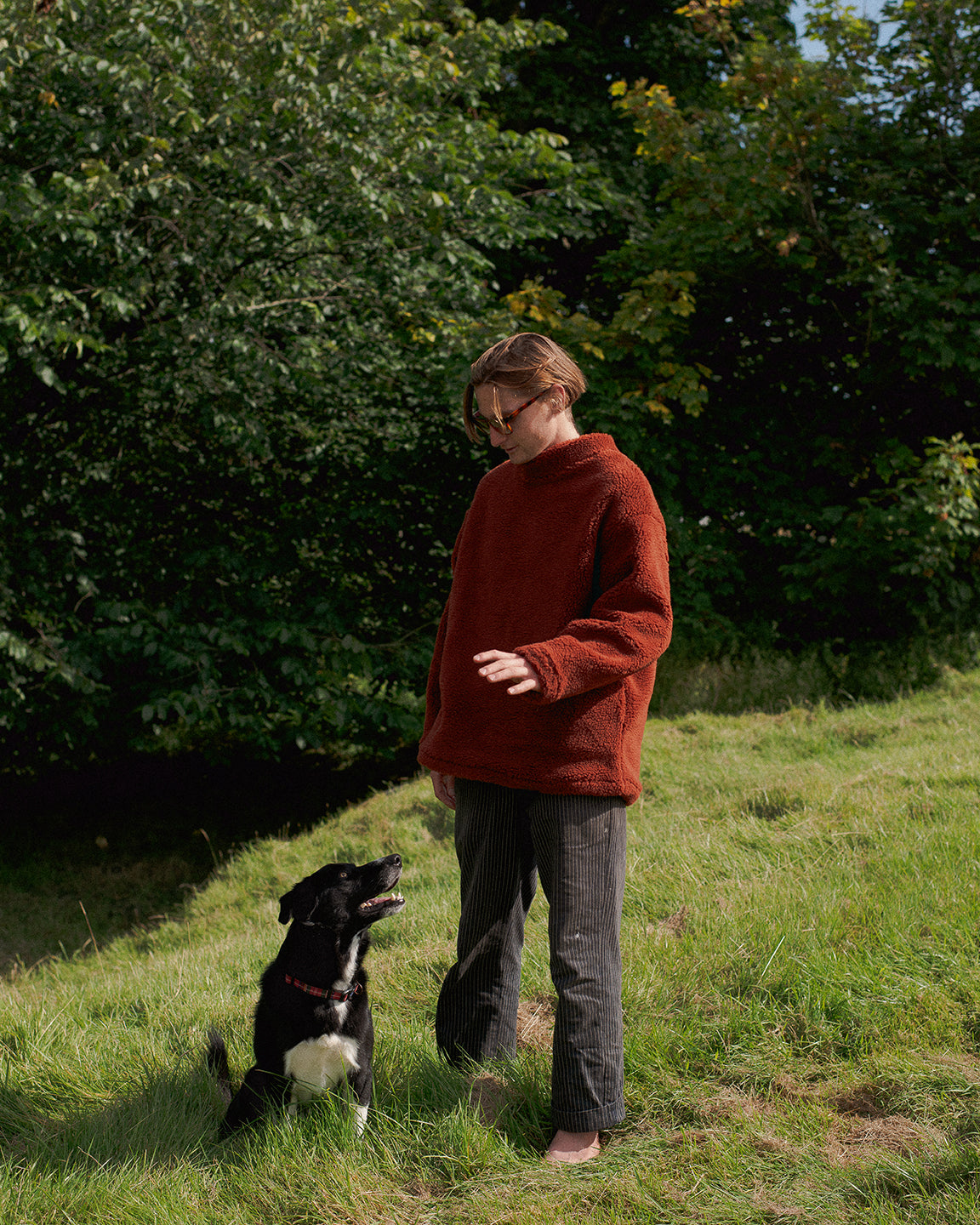 Sherpa Fleece - Burnt Orange