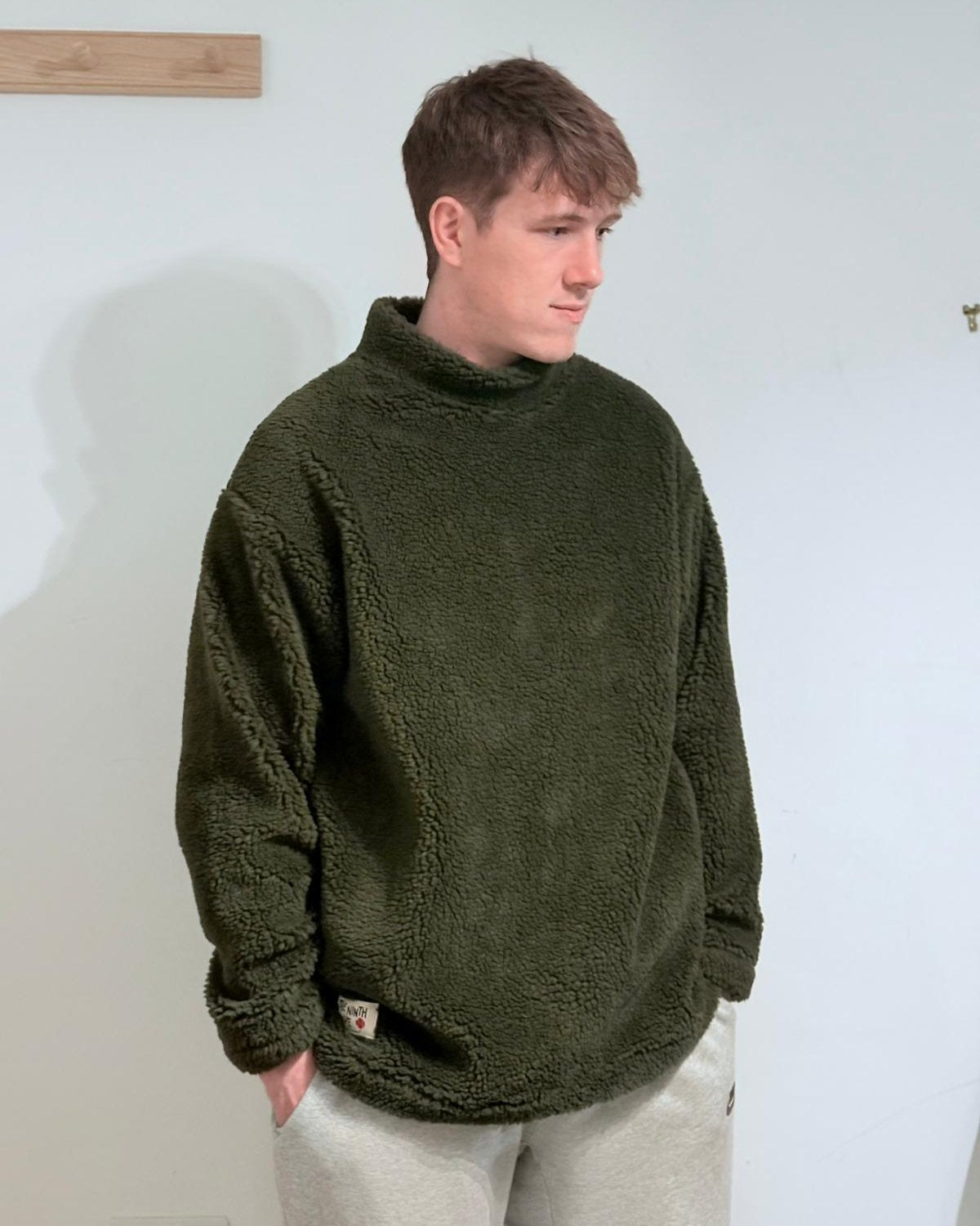 Sherpa Fleece - Dark Olive