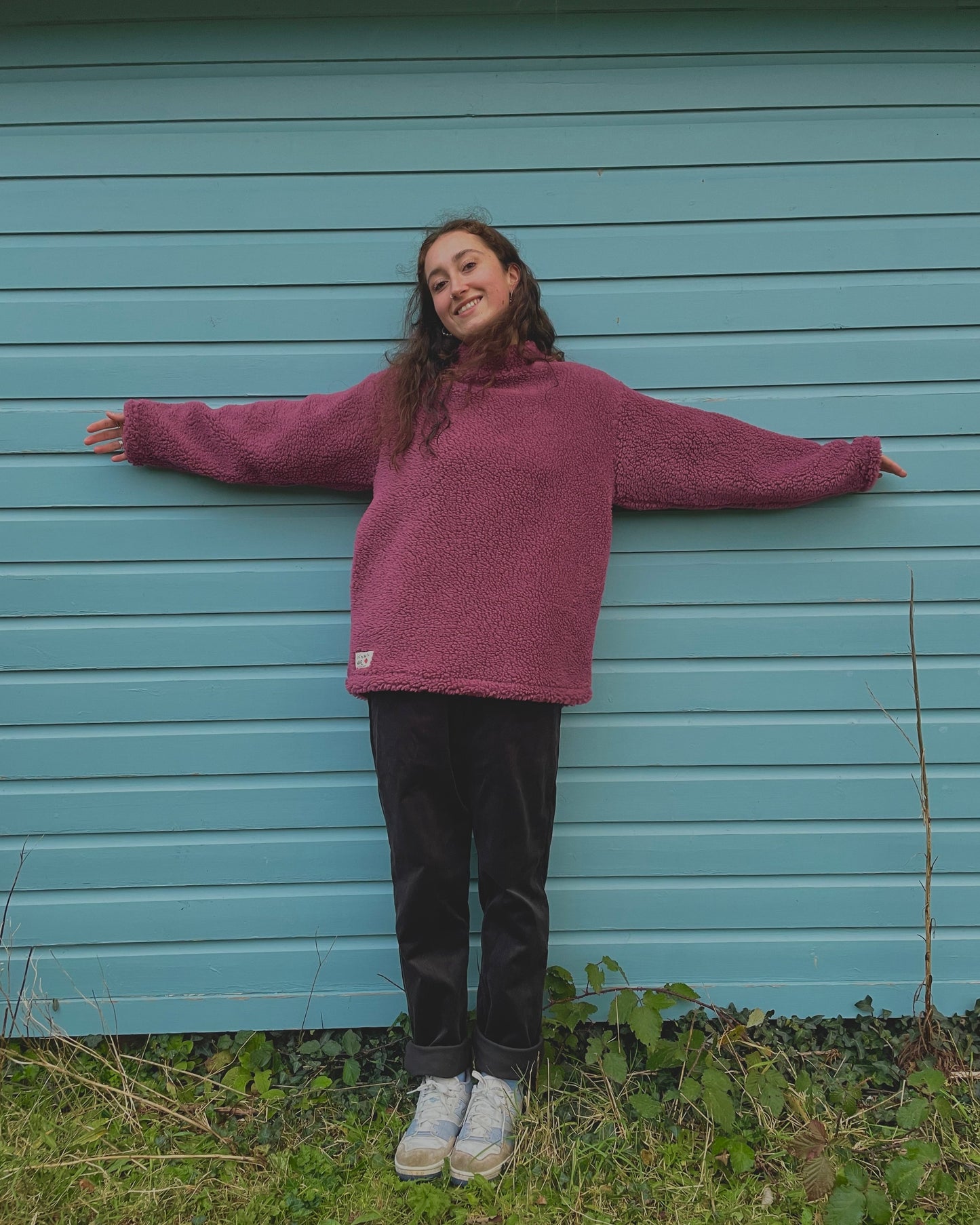 Sherpa Fleece - Deep Pink