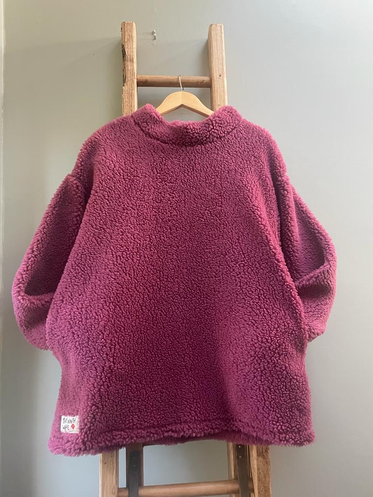 Sherpa Fleece - Deep Pink