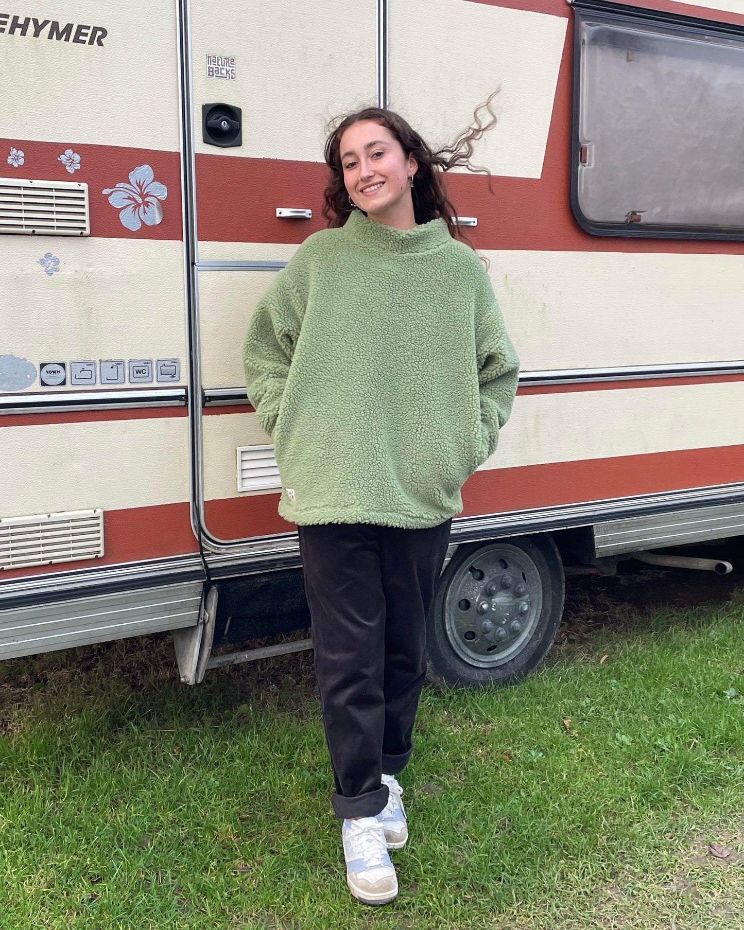 Sherpa Fleece  - Spring Green