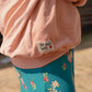 Organic Cotton Towelling Sweatshirt  - Old Rose