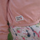 Organic Cotton Towelling Sweatshirt  - Old Rose