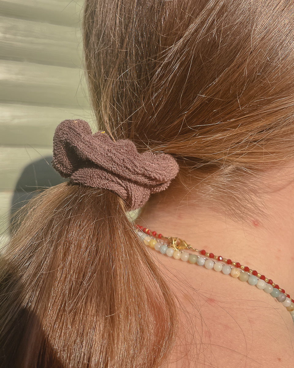 Towelling Scrunchies